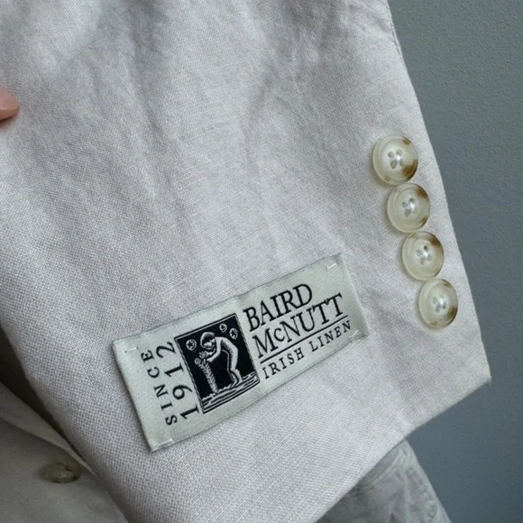J. Crew Cream Single-Breasted Sport Coat